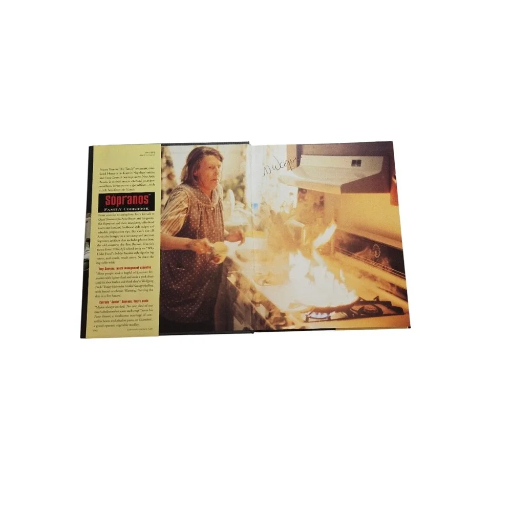 The Sopranos Family Cookbook Artie Bucco HBO Italian Recipes Hardcover 2002
